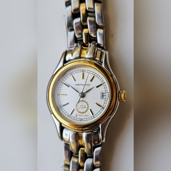🇺🇸 2004 USA Olympic Hamilton ladies watch. Great collector item. - Picture 8 of 16